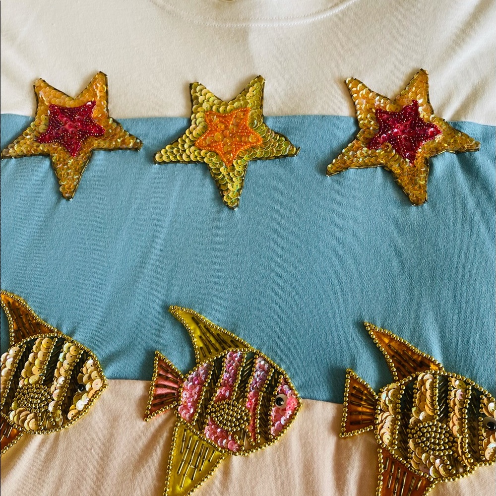 Victoria Woman Embroidered Summer Fun Top 3x NWT - Picture 6 of 13